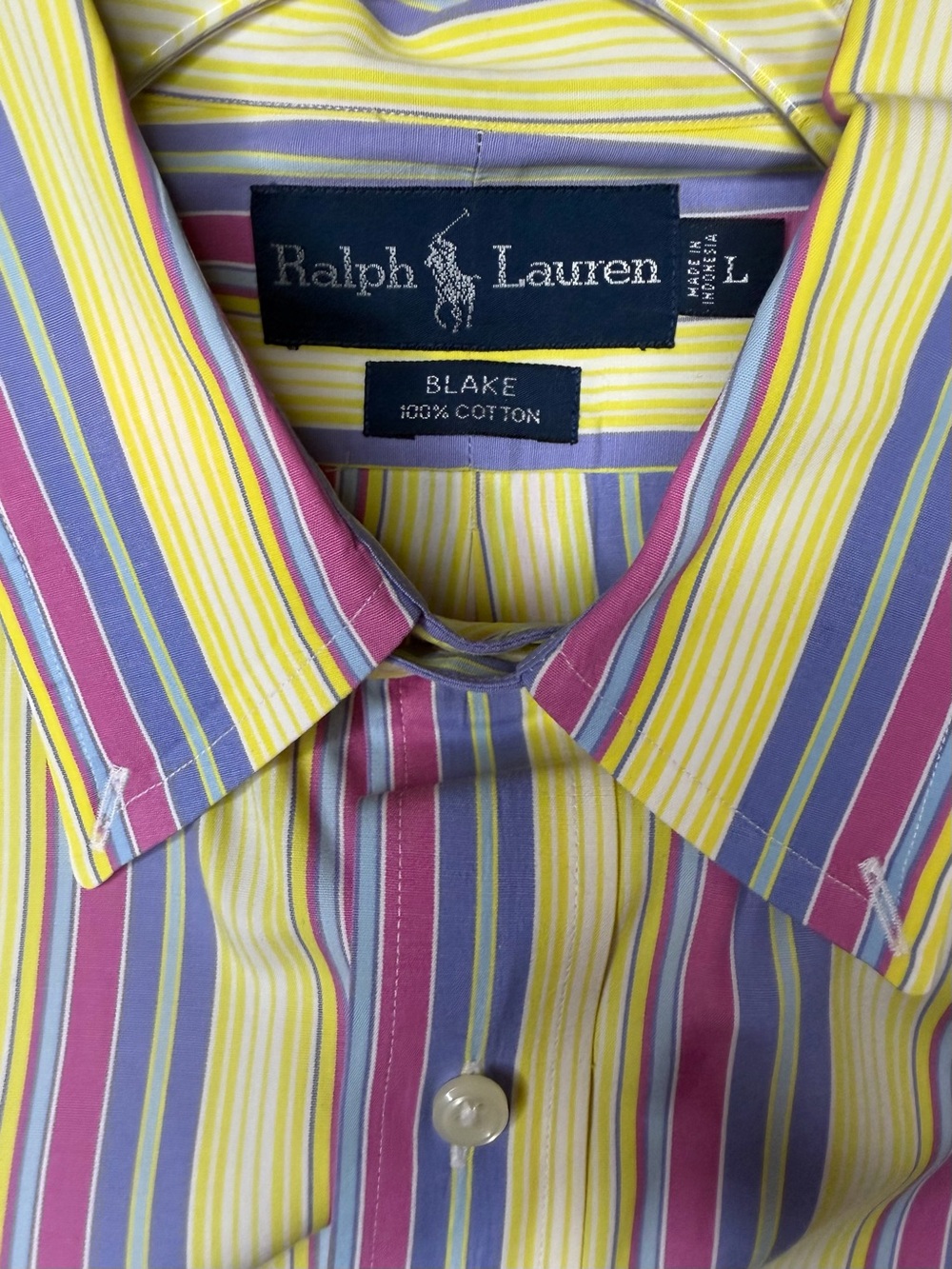 Ralph Lauren Men’s Multi-Stripe Button-Down Shirt - Picture 3 of 5